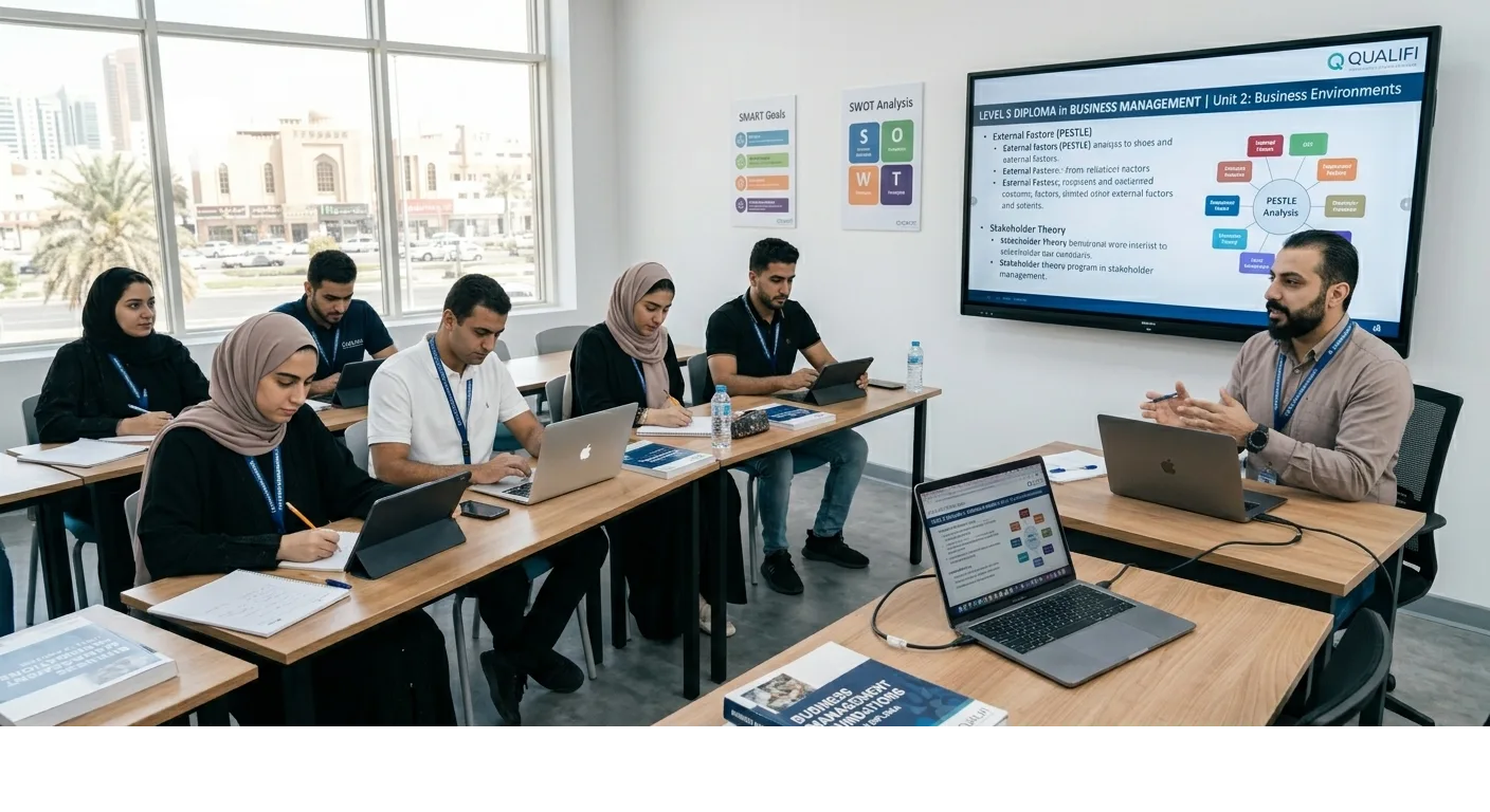UK Level 3 Diploma in Business Management course at ICSA Kuwait