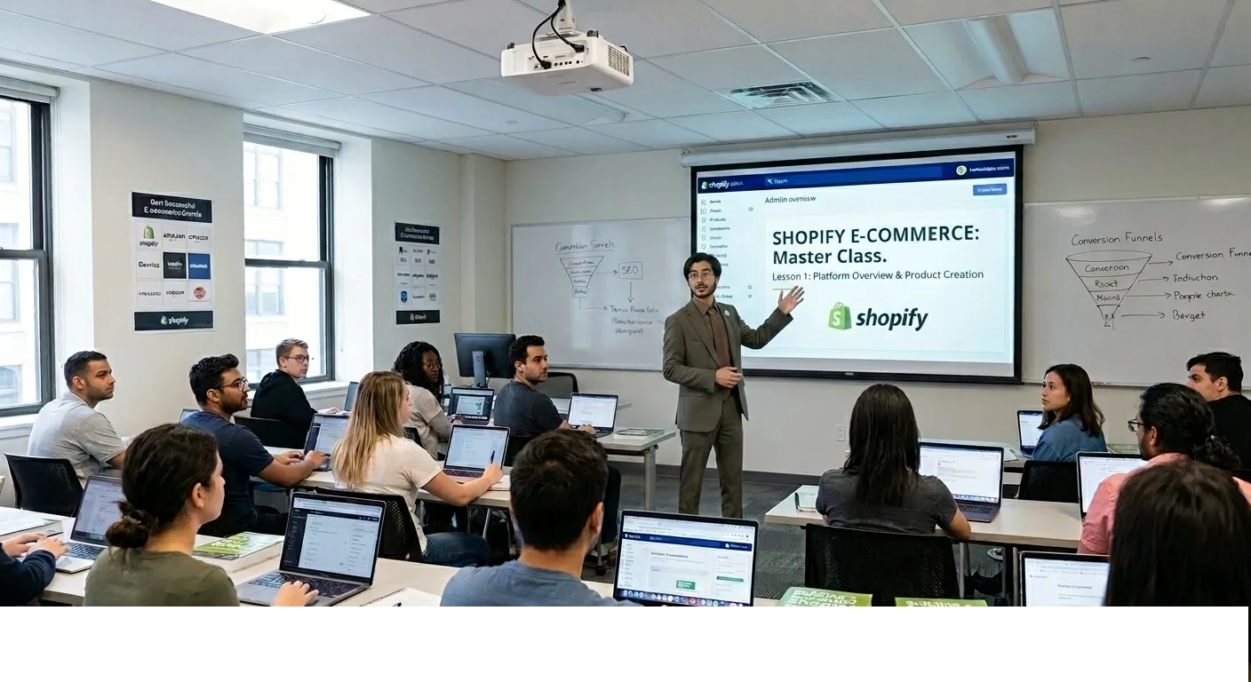 Shopify E-Commerce and Dropshipping course in Kuwait at ICSA Kuwait